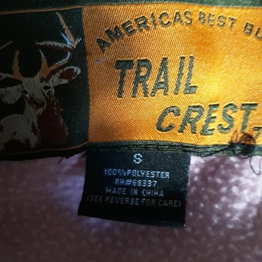 Trail crest fleece jacket size small - Picture 3 of 3
